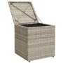 Taburetes de jardín con cojines 2 uds gris claro 40x40x43 cm von , Hocker für den Außenbereich - Ref: Foro24-4104044, Preis: ...