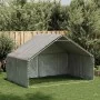 Caseta perros exterior con cubierta 3x2x1,9 m acero galvanizado by , Dog kennels - Ref: Foro24-4105409, Price: 133,34 €, Disc...