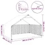 Caseta perros exterior con cubierta 3x2x1,9 m acero galvanizado by , Dog kennels - Ref: Foro24-4105409, Price: 133,34 €, Disc...