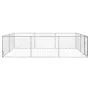 Perrera de exterior puerta acero galvanizado plateado 3x4x1 m de , Casetas para perros - Ref: Foro24-4105414, Precio: 147,34 ...