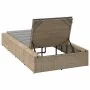 Tumbona con cojín flotante ratán sintético beige by , Loungers - Ref: Foro24-4104205, Price: 221,22 €, Discount: %