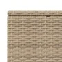 Tumbona con cojín flotante ratán sintético beige by , Loungers - Ref: Foro24-4104205, Price: 221,22 €, Discount: %