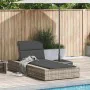 Tumbona con cojín flotante ratán sintético gris von , Liegen - Ref: Foro24-4104207, Preis: 220,34 €, Rabatt: %