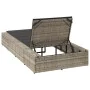 Tumbona con cojín flotante ratán sintético gris von , Liegen - Ref: Foro24-4104207, Preis: 220,34 €, Rabatt: %