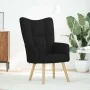 Sillón de relax de tela negro de , Sillones - Ref: Foro24-4016769, Precio: 97,77 €, Descuento: %