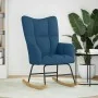Silla mecedora de tela azul by , Rocking chairs - Ref: Foro24-4016797, Price: 116,99 €, Discount: %