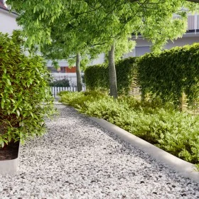 Bordes para césped 10 uds 15x103 cm acero inoxidable by , Garden edging and edging - Ref: Foro24-860146, Price: 80,22 €, Disc...