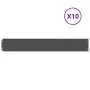 Bordes césped 10 uds antracita 15x103 cm acero laminado frío by , Garden edging and edging - Ref: Foro24-860144, Price: 46,59...