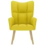 Sillón de relax de tela amarillo clara von , Sessel - Ref: Foro24-4016776, Preis: 100,58 €, Rabatt: %
