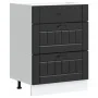 Mueble bajo de cocina Lucca madera ingeniería negra von , Küchenschränke - Ref: Foro24-854270, Preis: 105,29 €, Rabatt: %