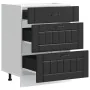 Mueble bajo de cocina Lucca madera ingeniería negra von , Küchenschränke - Ref: Foro24-854270, Preis: 105,29 €, Rabatt: %