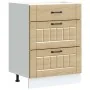 Mueble bajo de cocina Lucca roble sonoma by , Kitchen cabinets - Ref: Foro24-854272, Price: 105,14 €, Discount: %