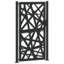 Puerta de jardín de acero negra diseño luminoso 105x180 cm de , Puertas de jardín - Ref: Foro24-4100952, Precio: 250,88 €, De...