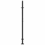 Puerta de jardín diseño ondulado de acero negro 105x155 cm de , Puertas de jardín - Ref: Foro24-4100971, Precio: 239,16 €, De...
