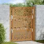 Puerta de jardín diseño de hojas de acero desgastado 105x130 cm de , Puertas de jardín - Ref: Foro24-4100965, Precio: 207,26 ...