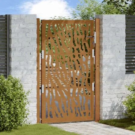 Puerta de jardín diseño con listón acero desgastado 105x155 cm von , Gartentore - Ref: Foro24-4100986, Preis: 215,94 €, Rabat...