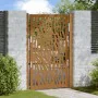 Puerta de jardín diseño con listón acero desgastado 105x155 cm von , Gartentore - Ref: Foro24-4100986, Preis: 215,94 €, Rabat...