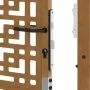 Puerta de jardín diseño en cruz de acero desgastado 105x130 cm de , Puertas de jardín - Ref: Foro24-4101005, Precio: 207,26 €...