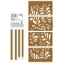 Puerta de jardín de acero desgastado diseño ondulado 105x205 cm by , garden gates - Ref: Foro24-4100978, Price: 242,02 €, Dis...