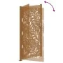 Puerta de jardín de acero desgastado diseño ondulado 105x205 cm by , garden gates - Ref: Foro24-4100978, Price: 242,02 €, Dis...