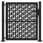 Puerta de jardín diseño en cruz de acero negra 105x106 cm by , garden gates - Ref: Foro24-4100999, Price: 178,31 €, Discount: %