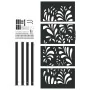 Puerta de jardín diseño ondulado de acero negro 105x205 cm de , Puertas de jardín - Ref: Foro24-4100973, Precio: 271,81 €, De...