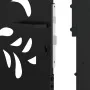 Puerta de jardín diseño ondulado de acero negro 105x205 cm de , Puertas de jardín - Ref: Foro24-4100973, Precio: 271,81 €, De...