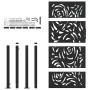 Puerta de jardín diseño llama acero negro 105x180 cm by , garden gates - Ref: Foro24-4100992, Price: 266,91 €, Discount: %