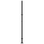 Puerta de jardín diseño llama acero negro 105x180 cm by , garden gates - Ref: Foro24-4100992, Price: 266,91 €, Discount: %
