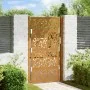 Puerta de jardín diseño de hojas de acero desgastado 105x180 cm von , Gartentore - Ref: Foro24-4100967, Preis: 254,63 €, Raba...