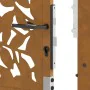 Puerta de jardín diseño de hojas de acero desgastado 105x180 cm von , Gartentore - Ref: Foro24-4100967, Preis: 254,63 €, Raba...