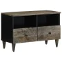 Mueble de TV madera maciza de mango gris claro 70x33,5x46 cm by , CD and DVD storage - Ref: Foro24-4017793, Price: 90,33 €, D...