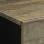 Mesita de noche madera maciza de mango gris claro 50x33x60 cm de , Mesitas de noche - Ref: Foro24-4017801, Precio: 110,75 €, ...