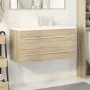 Set de muebles de baño 2 pzas madera contrachapada roble Sonoma de , Muebles de baño - Ref: Foro24-3324966, Precio: 329,10 €,...