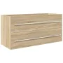 Set de muebles de baño 2 pzas madera contrachapada roble Sonoma de , Muebles de baño - Ref: Foro24-3324966, Precio: 329,10 €,...