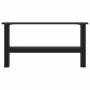 Patas de mesa de centro negro 2uds acero 60x(30-31) cm by , Table legs - Ref: Foro24-4013264, Price: 61,64 €, Discount: %
