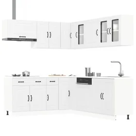 Mueble de cocina Kalmar blanco 11 piezas madera contrachapada von , Küchenschränke - Ref: Foro24-3314911, Preis: 694,83 €, Ra...