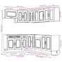 Mueble cocina Kalmar roble marrón 11 pzas madera contrachapada by , Kitchen cabinets - Ref: Foro24-3314918, Price: 716,16 €, ...