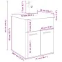 Mueble fregadero con lavabo y grifo empotrados madera vieja by , Bathroom furniture - Ref: Foro24-3328905, Price: 166,63 €, D...