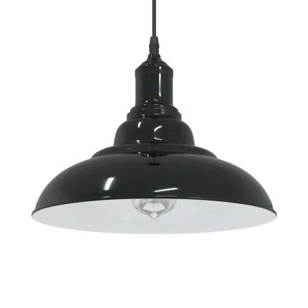 Lámpara colgante regulable en altura E27 negro brillante Ø 31cm by , Lamps - Ref: Foro24-4103435, Price: 31,80 €, Discount: %
