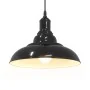 Lámpara colgante regulable en altura E27 negro brillante Ø 31cm by , Lamps - Ref: Foro24-4103435, Price: 31,80 €, Discount: %