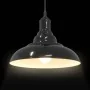 Lámpara colgante regulable en altura E27 negro brillante Ø 31cm by , Lamps - Ref: Foro24-4103435, Price: 31,80 €, Discount: %