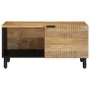 Mesa de centro marrón 80x50x40 cm madera maciza mango by , Coffee table - Ref: Foro24-4017724, Price: 104,12 €, Discount: %