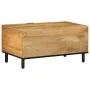 Mesa de centro marrón 80x50x40 cm madera maciza mango by , Coffee table - Ref: Foro24-4017724, Price: 104,12 €, Discount: %