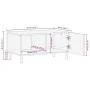 Mesa de centro marrón 80x50x40 cm madera maciza mango by , Coffee table - Ref: Foro24-4017724, Price: 104,12 €, Discount: %