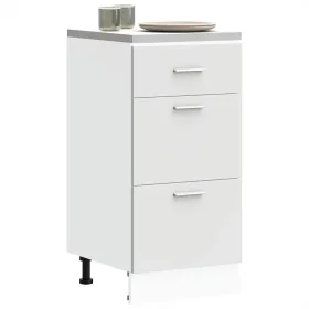 Armario bajo de madera de ingeniería blanco 40x46x81,5 cm von , Küchenschränke - Ref: Foro24-854211, Preis: 85,73 €, Rabatt: %