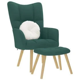 Sillón de relax con taburete tela verde oscuro von , Sessel - Ref: Foro24-4016783, Preis: 139,14 €, Rabatt: %