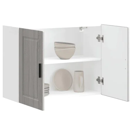 Armario de pared de cocina Porto gris sonoma madera ingeniería von , Küchenschränke - Ref: Foro24-854073, Preis: 75,66 €, Rab...