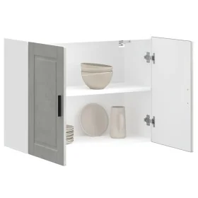 Armario de pared cocina Porto madera ingeniería gris hormigón by , Kitchen cabinets - Ref: Foro24-854071, Price: 72,18 €, Dis...