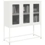 Aparador de acero laminado en frío blanco 100,5x39x107 cm de , Aparadores - Ref: Foro24-853409, Precio: 133,67 €, Descuento: %